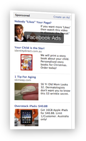 Facebook ads example