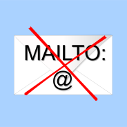 Never use a href mailto or html mailto on a website