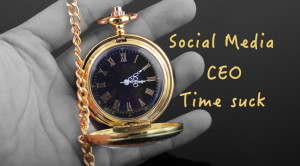 social media CEO time suck